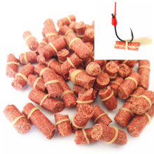 100 pcs FREE SHIPPING Red carp,smell lure Red Grass Carp Baits Fishing Baits Fishing Lures
