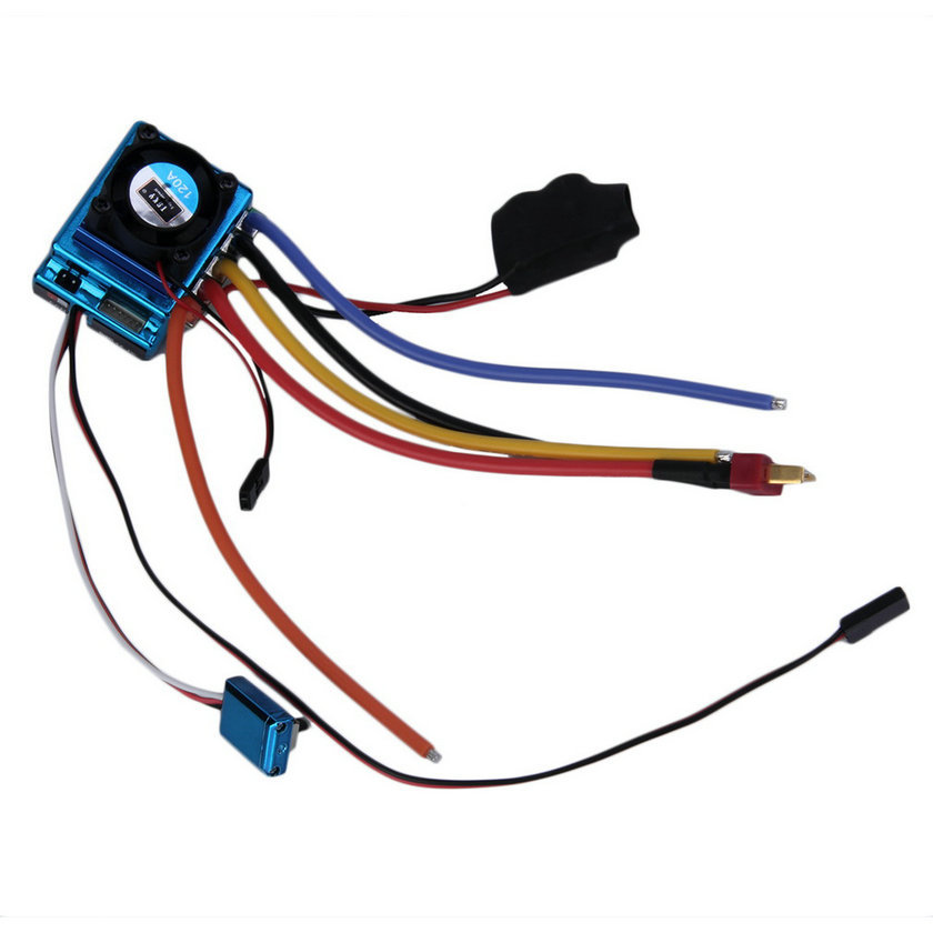 New Arrival 1 pc  120A ESC Sensored Brushless Speed Controller For 1/8 1/10 Car/Truck Crawler Promotion