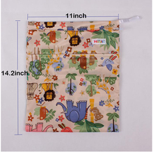 Wet Dry Bag With Two Zippered Baby Diaper Bag Nappy Bag Waterproof Reusable Soft Minky Little