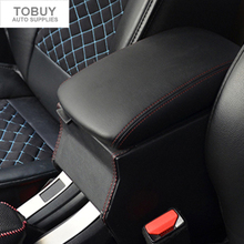 High quality special leather vehicle central armrest box ,refit storage box for Peugeot 2008