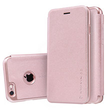 Brand New Leather PU Protective Case For Iphone 6 6S plus i6 i6s Nillkin Sparkle Flip Cover Phone Case For apple Iphone6 6 color