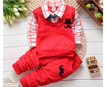 2015 spring autumn Baby boys clothing sets products kids cartoon clothes set babi boys high quality