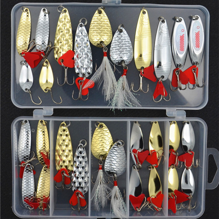 pesca 28pc/set Fishing Lure 17.5cm*10cm*3cm Hard Baits Fishing Tackle Trulinoya Isca Artificial Wobbler Leurre Peche Spoon