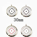 Aromatherapy Essential Oil surgical Stainless Steel Pendant Perfume Diffuser Locket Necklace Pendants with 6pcs Free Pads