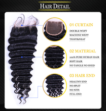 Brazilian curly virgin hair with closure 3 4 pcs human hair weft with lace closure Unprocessed