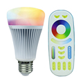2 4G Wireless E27 8W RGBWW Color Temperature Dimmable 2 in 1 Smart MiLight LED Bulb