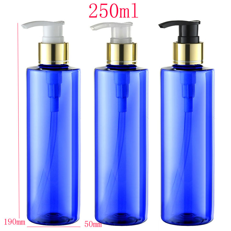 Download 250ml empty plastic pump shampoo containers ,250cc blue ... Yellowimages Mockups