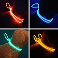 LED Dog Collar Plastc Flash Safety Luminous lightFor Dogs Cats Small Large Breed Teddy Pet Harness
