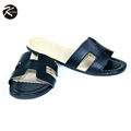 Kimfoxes Summer New 2017 Women Slippers PU Leather H Wedge Women Summer Beach Shoes Ladies Slippers