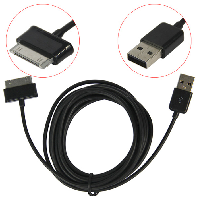 Image of New USB data charger cable adapter 1m 2m 3m cabo kabel for samsung galaxy tab 2 3 Tablet 10.1 7.0 P1000 P1010 P7300 P7310 P7500