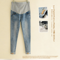 Fashion Maternity Pants Plus Size Trousers Spring Summer Pregnant Women Jeans Pencil Pants Regular Denim Pregnancy