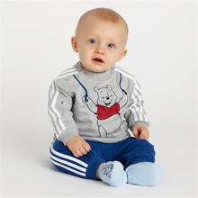 HOT 2016 Cotton Children cartoon Baby Boys clothes set kids Clothing suit t shirt+Pants 2Pcs/set