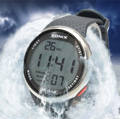 Fashion Men Sports Watches Waterproof 100 Meters Outdoor Fun Digital Watch Swimming Diving Wristwatc