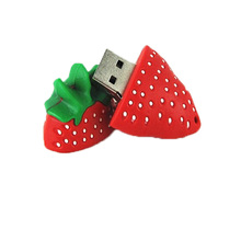 Cute Cartoon Strawberry USB Flash Drive Pen Drive 4GB 8GB 16GB 32GB 64GB Pendrive Flash U