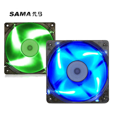 QDIY 120mm Computer Case Super Silence Fan with LED Lights Computer PC Case Power Supply Cooling Fan