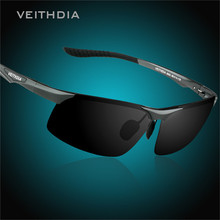 2015 Veithdia New  Aluminum-magnesium Polarizer Glasses Men’s Driver Sunglasses Mirror Outdoor Sports Glass Drop Shipping 12