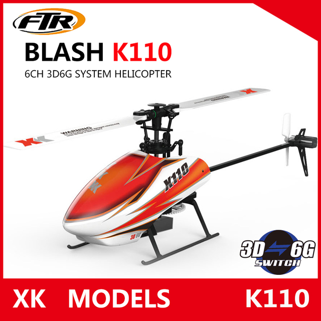 Xk K110 Blash 6CH безщеточный 3D6G система вертолет RTF