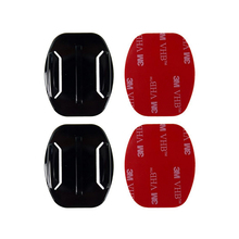 Gopro Accessories Flat mount 3M VHB Adhesive Sticky For Xiaomi Yi SJCAM SJ4000 SJ5000 WIFI/SJ5000 PLUS GOPRO Hero 4/3+/3/2/1