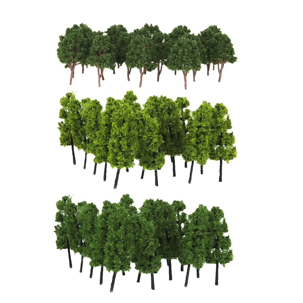 10pc 1:200 Train Railroad Scenery Landscape Model Trees HO Scale Flowers #3 