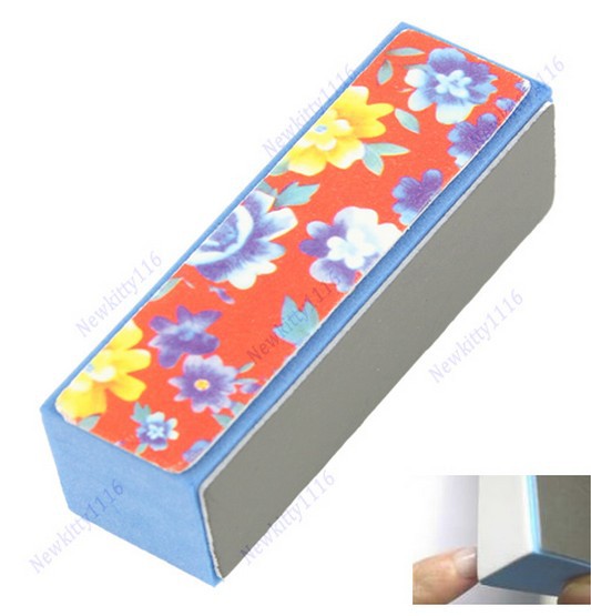 Free Shipping 10pcs/lot 4 Way Nail Art Shiner Polish Block File Beauty Buffer Sanding DIY Manicure Hot Sell