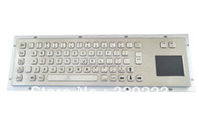 Metal Kiosk Keyboard with Touchpad Metal touch the keyboard rugged keyboard