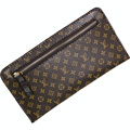 Ladies PU Leather Soft Thin Purse Designer Long Wallet Luxury Brand Women Famous Envelope Pouch Clutch