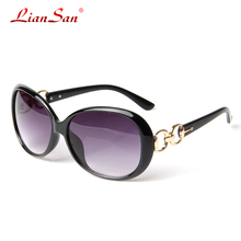 2016 LianSan Fashion UV400 Protection PC Material Sunglasses Women’s Oversize Glasses LSP13038