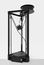 A linear guide rail 3D printer with a hot bed with a power supply
