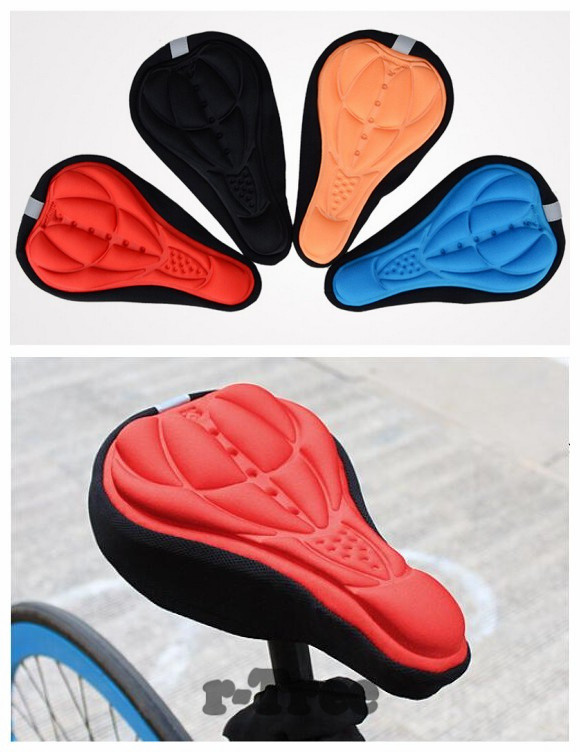 Image of New Fashion Bicycle Saddle of Bicycle Parts Cycling Seat Mat Comfortable Cushion Soft Seat Cover For Bike Seat Cushion SS01