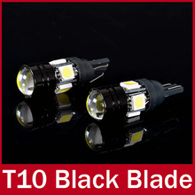 2 X T10 LED W5W Car LED Auto Lamp 12V Light bulbs with Projector Lens for Ford Focus Cruze Tiguan Interior Packing Car Styling