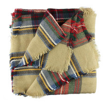 Sali 2015 Hot Wool Blend Blanket Oversized Tartan Scarf Wrap Shawl Plaid Checked Pashmina
