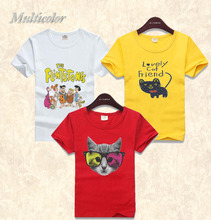 2016 boy 100% cotton top quality boys tops 3D cat Boutique design Boys fashion t shirts short sleeve kids