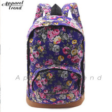 Casual Print Women Backpack ,Sports Bag Woman’s Backpack ,Big Student School Bag Travel Backpack,Flower Printed Women Backpack