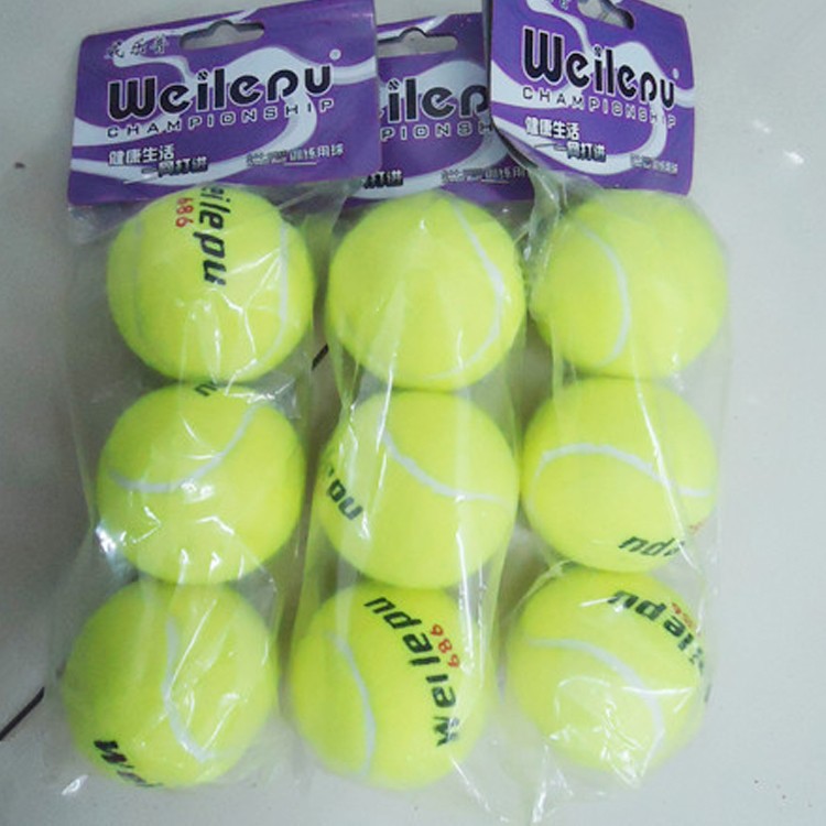 3pcsbag High Cost-effective Tennis Balls for Primary Tennis Player Trainning free shipping (1)