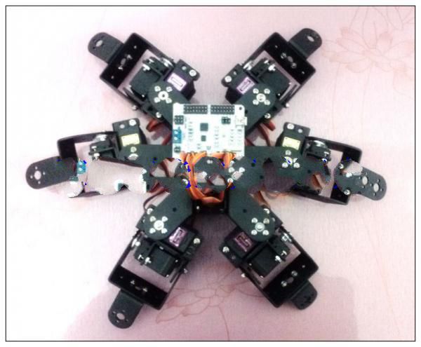 The new 12 DOF hexapod robot DIY bionic robot spider a full package series