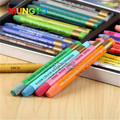 24 Colors Set Soluble Wax Crayon for Artist School Students Children Drawing Colored Stock Pens Art