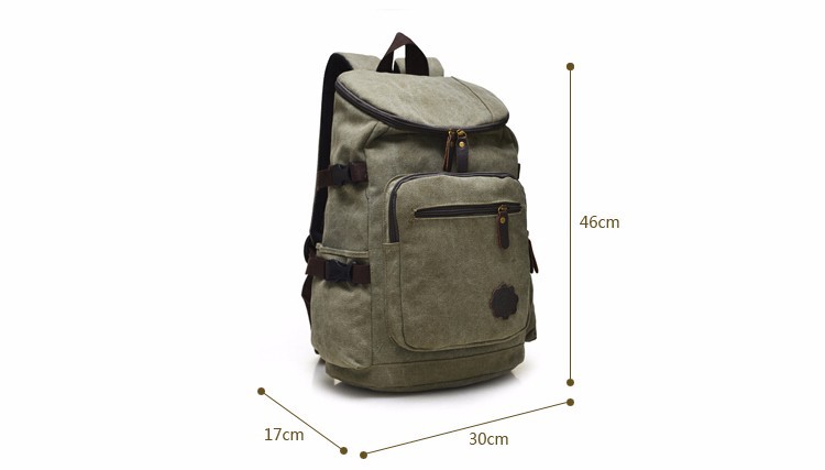 High capacity Vintage Backpack Fashion High quality boy school bag Casual Travel Bags men Canvas Backpack (1)