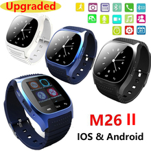 Waterproof Smartwatch M26 Bluetooth Smart Watch With LED Alitmeter Music Player Pedometer For Apple IOS Android Smart Phone 8955