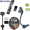 EUGIZMO Universal Car Charger Magnetic Mobile Phone Holder with 3 port USB Charging Port for iPhone