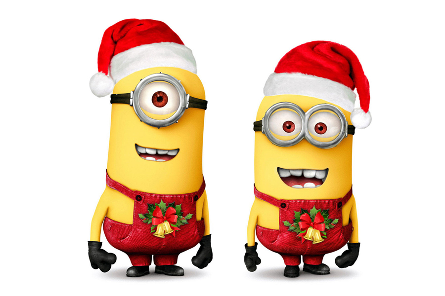 Weihnachten 2022 Minions Freies Schiff Neue Ankunft Tapeten Minions Frohe Weihnachten