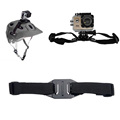 Go Pro Accessories Adjustable Helmet Strap Mount for Xiaomi Yi GoPro Hero 4 3 SJCAM SJ4000