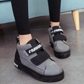 sapatos femininas women casual magic hook shoes female height increasing casual shoes student school high canvas