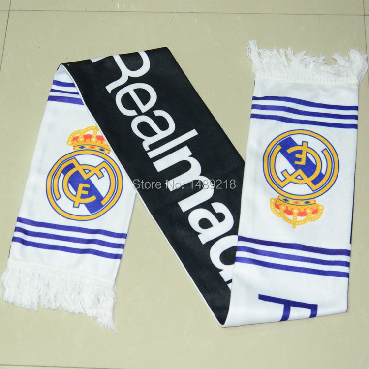 Гаджет  Real Madrid FC Club Team Fans Souvenir Sport Soccer Scarf/Football Scarf, Different Designs on Two sides Atletico Madrid Scarf None Одежда и аксессуары