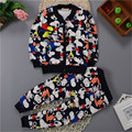 Kids Clothing Sets Spring Fall Autumn Character Baby Boys Clothes Set With Zipper Children Outfits Suit