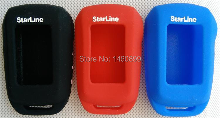 Image of Burglar Alarm Starline A92 Silicone Case with LOGO for Two Way LCD remote Keychain Starline A92