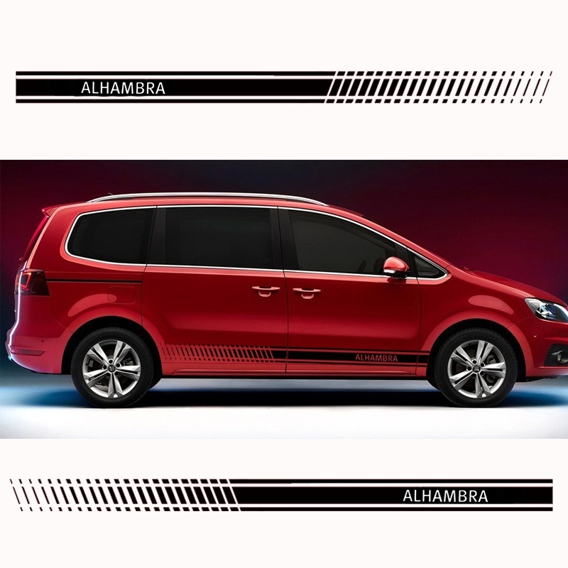 Detail Feedback Questions about 2Pcs Stylish car door side sticker vinyl body decal racing stripe sticker for Seat Alhambra Car accessories on Aliexpress.com - alibaba group - 웹