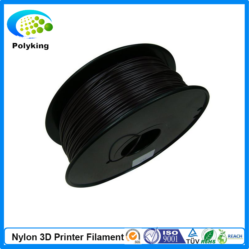 black color 3d printer filaments PA Nylon 1 75mm 3mm 1kg 2 2lb For MakerBot RepRap