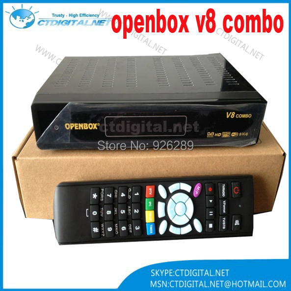Openbox V8 Combo Satellite Receiver DVB-S2+DVB-T2 Support Cccamd Newcamd Youtube Youporn Google Map USB Wifi DLNA Post
