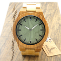 BOBO BIRD B22 Original Bamboo Wood Men s Wristwatch Classic Folding Clasp Quarzt Movement Wrist Watch