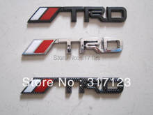 30pieces/lot 3D TRD emblem badges for TOYOTA